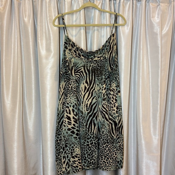 Natori Cruz animal print chemise, nightgown, xl - Picture 3 of 6
